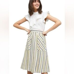 NWT Akemi + Kin Striped Skirt (LP)